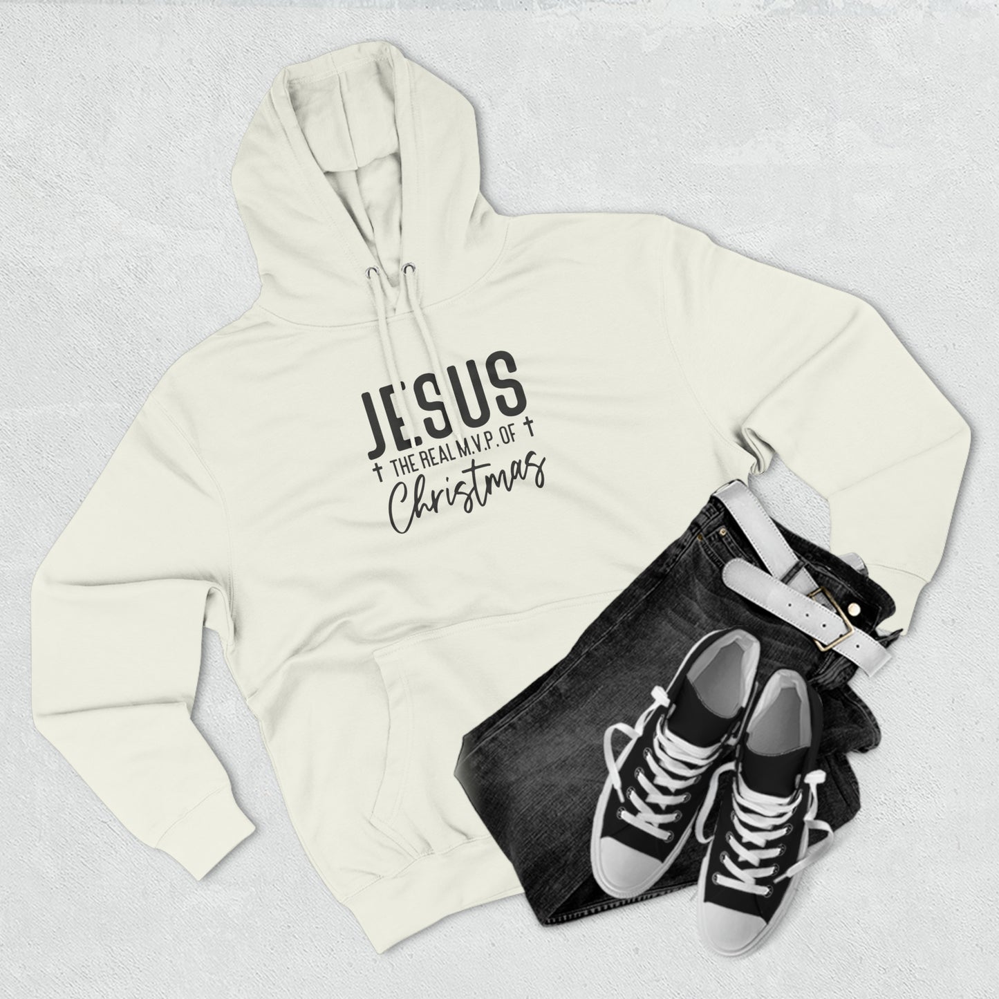 Jesus MVP of Christmas - Unisex Premium Pullover Hoodie