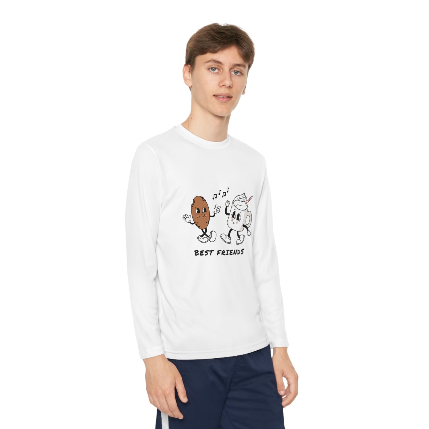 Milk and Cookies- Youth Long Sleeve Competitor Tee