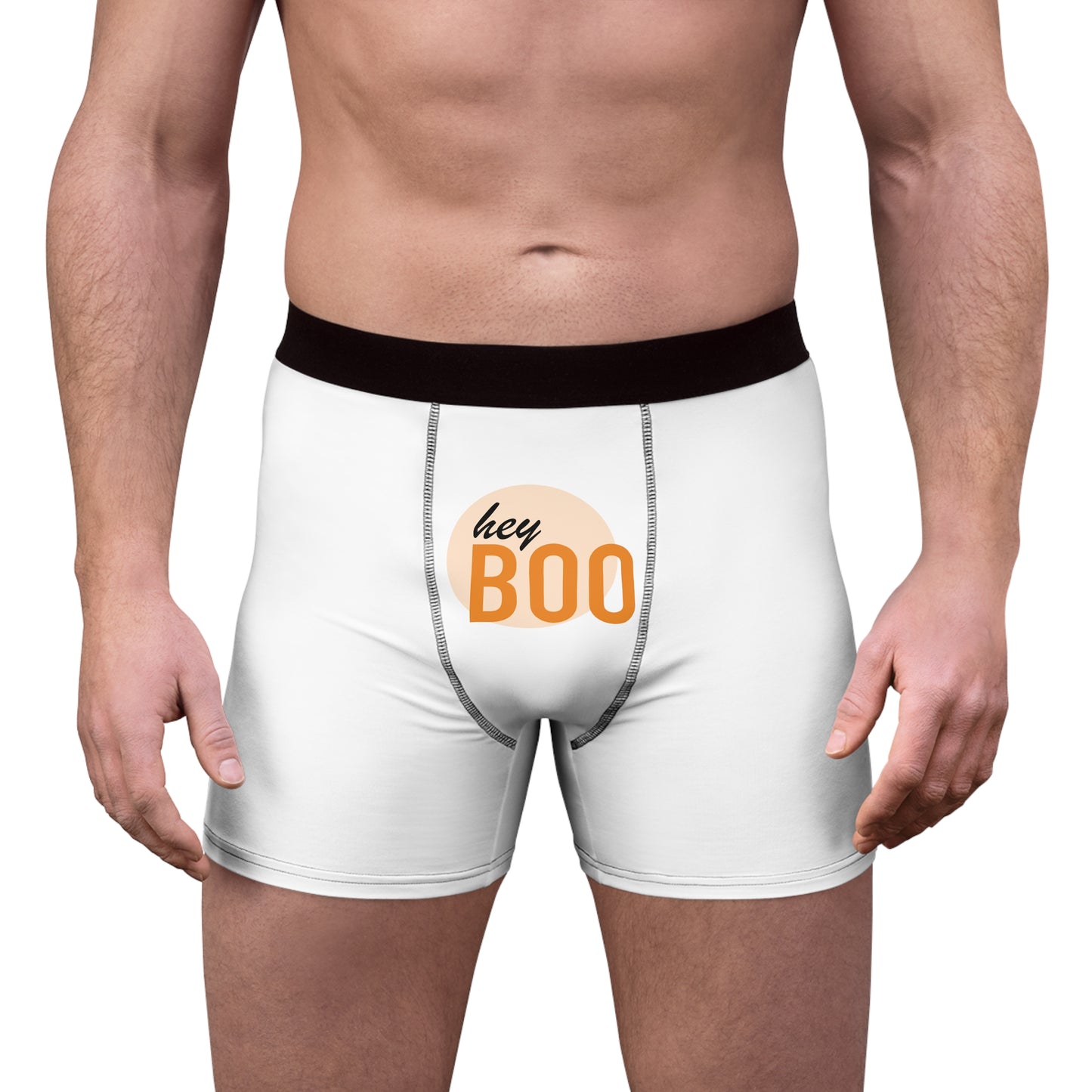 Hey Boo- Men's Boxer Briefs (AOP)