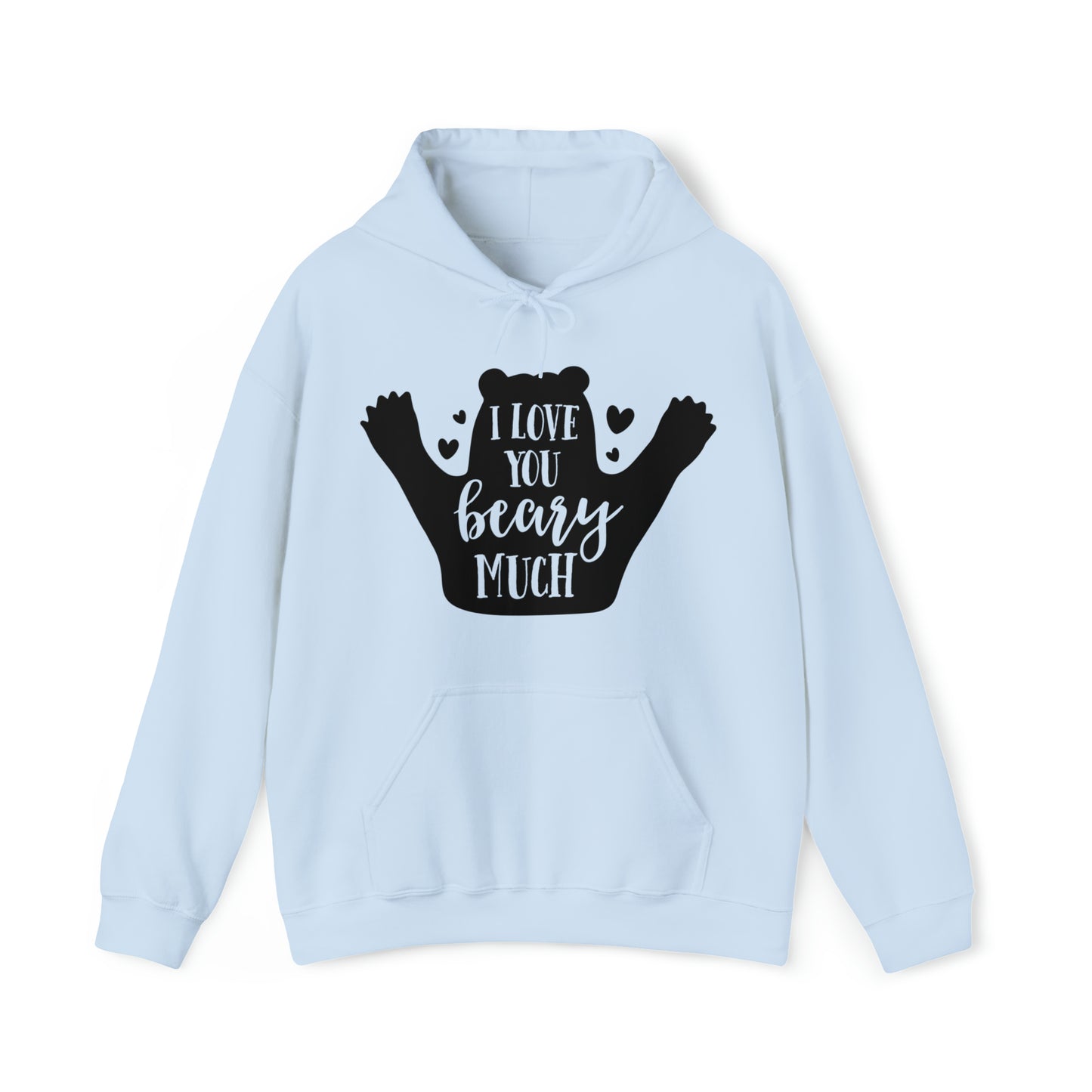 I love you Beary much- Unisex Heavy Blend™ Hooded Sweatshirt