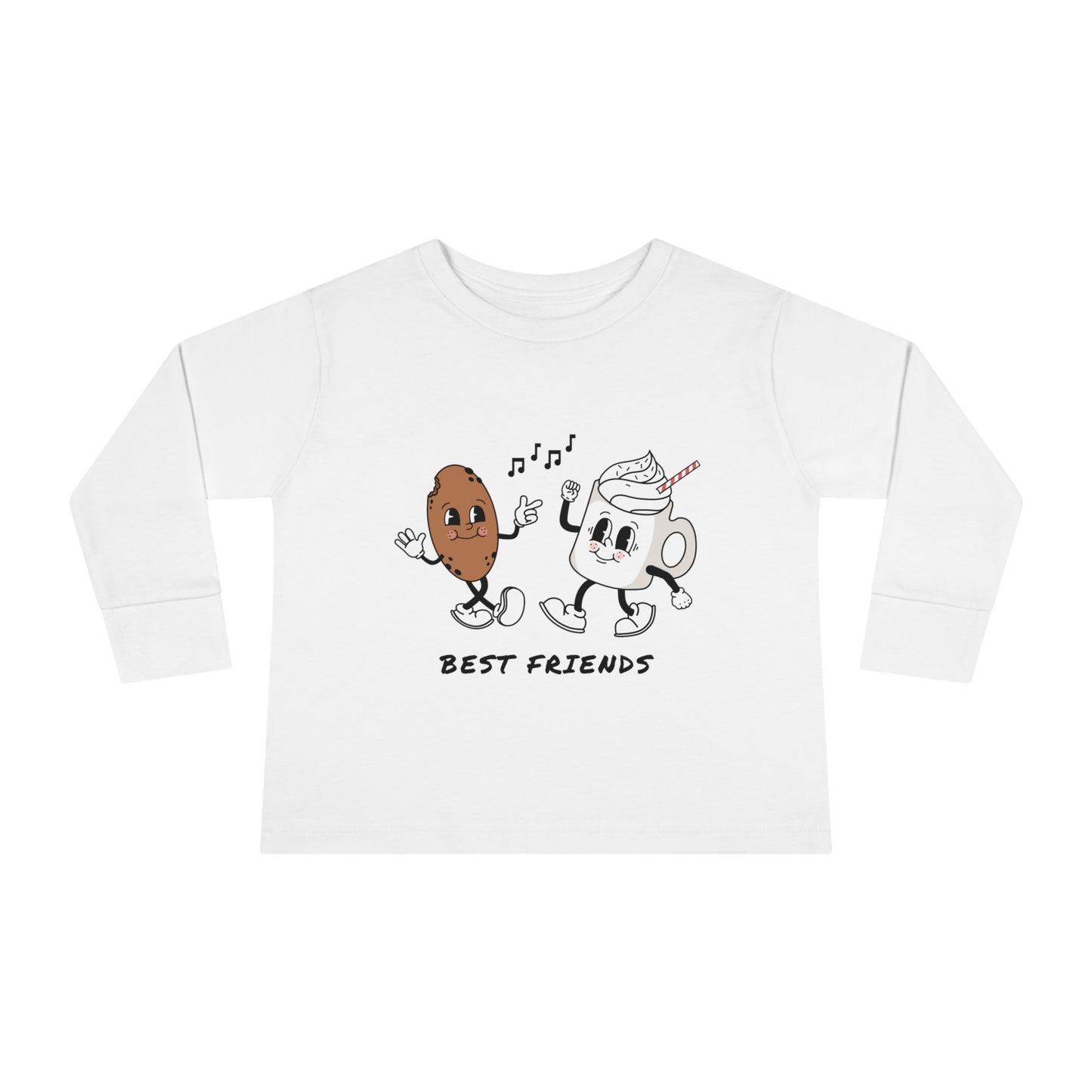 Milk and Cookies- Toddler Long Sleeve Tee