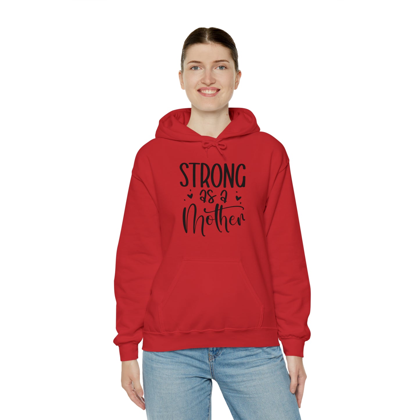 Strong as a mother- Unisex Heavy Blend™ Hooded Sweatshirt