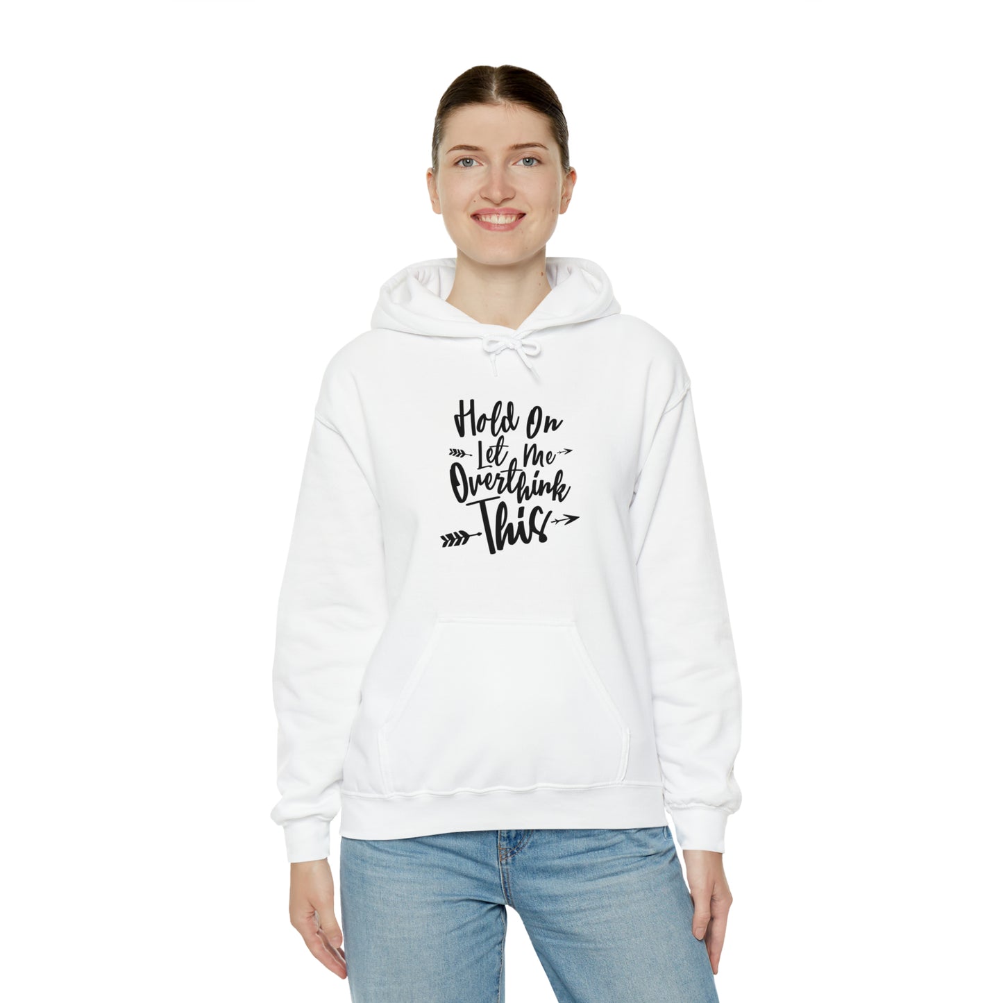 Wait let me over think this - Unisex Heavy Blend™ Hooded Sweatshirt