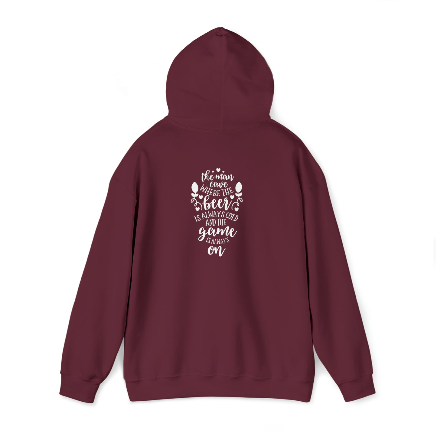 The man cave- Unisex Heavy Blend™ Hooded Sweatshirt