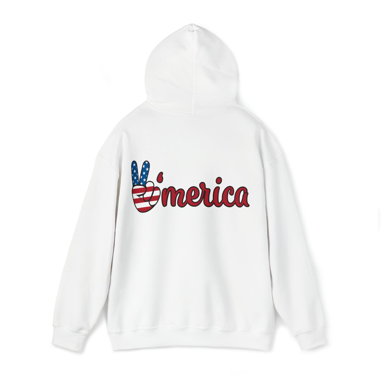 Love - America- Unisex Heavy Blend™ Hooded Sweatshirt