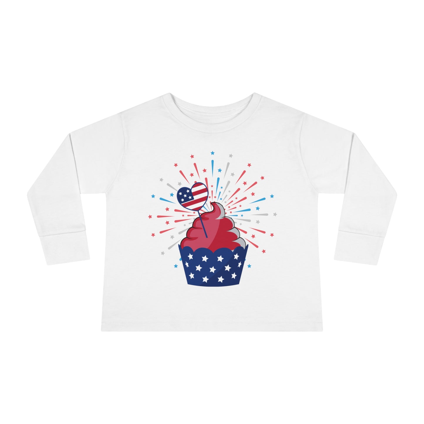 Independant cupcake-Toddler Long Sleeve Tee