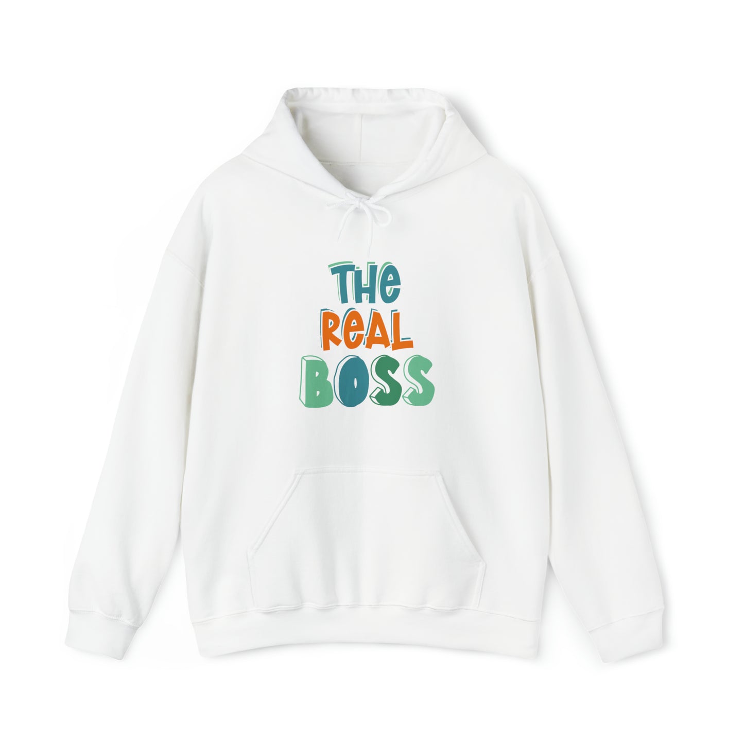 The real boss- Unisex Heavy Blend™ Hooded Sweatshirt