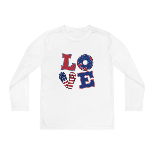 LOVE-Youth Long Sleeve Competitor Tee