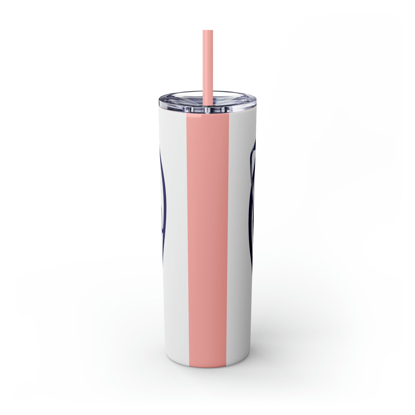 Hero-Skinny Tumbler with Straw, 20oz