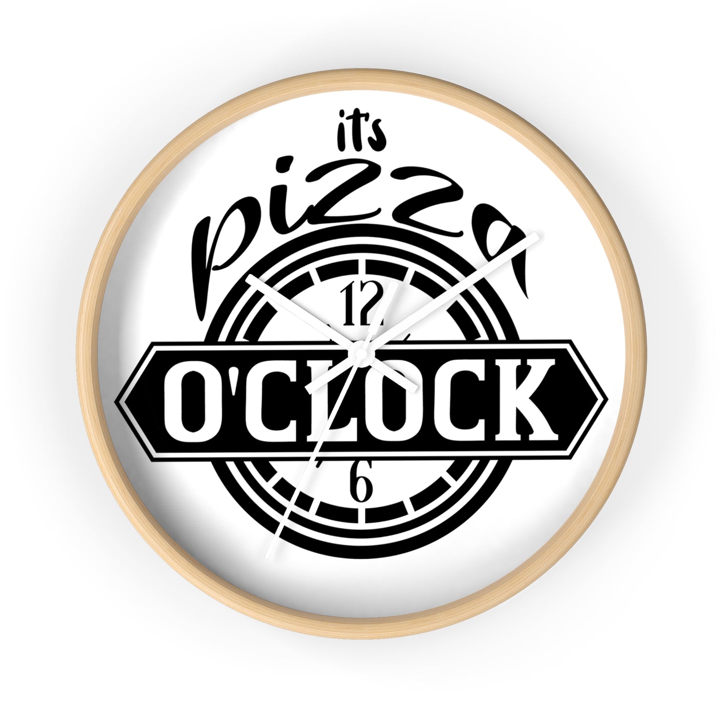 It's pizza 'clockWall Clock