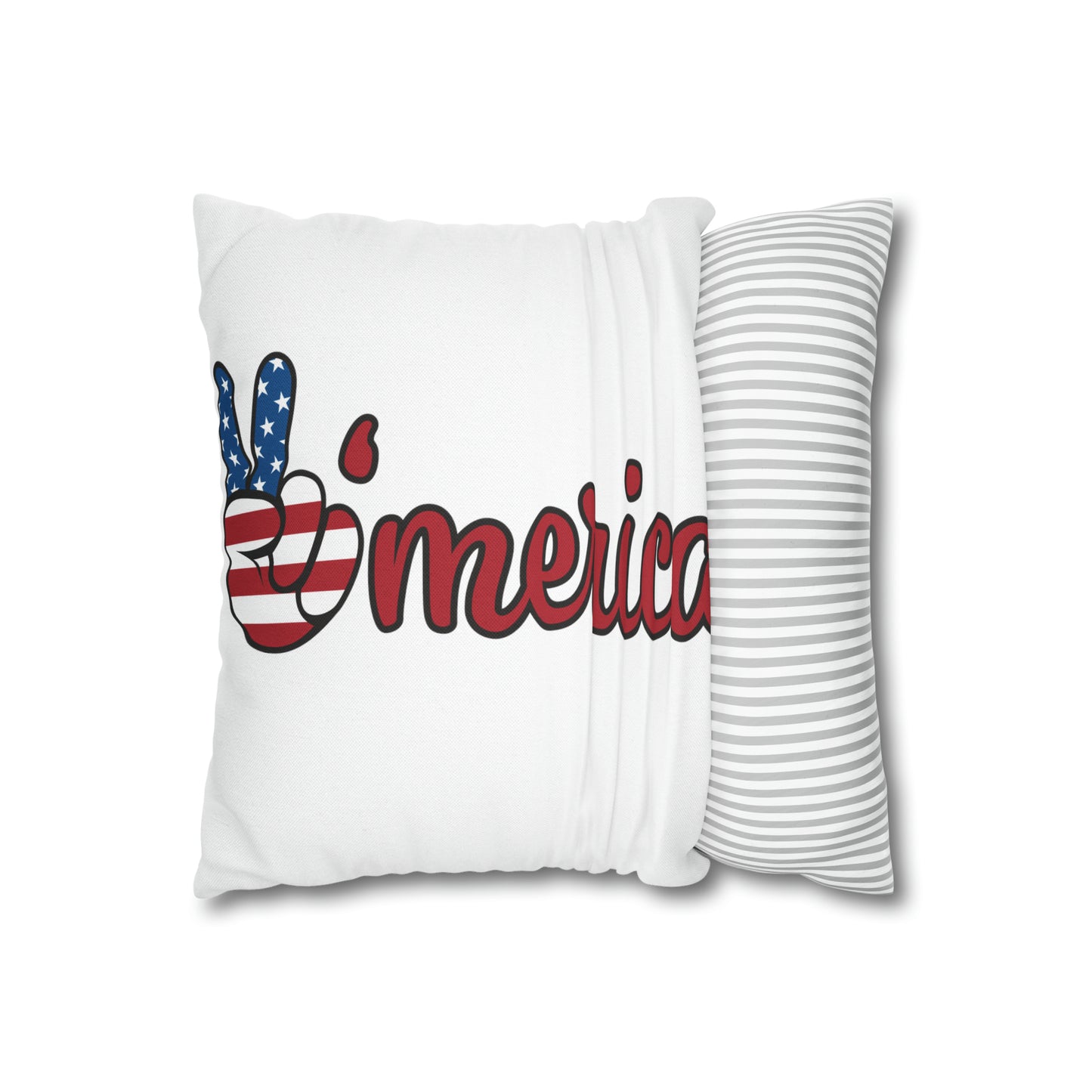 America-Spun Polyester Square Pillow Case