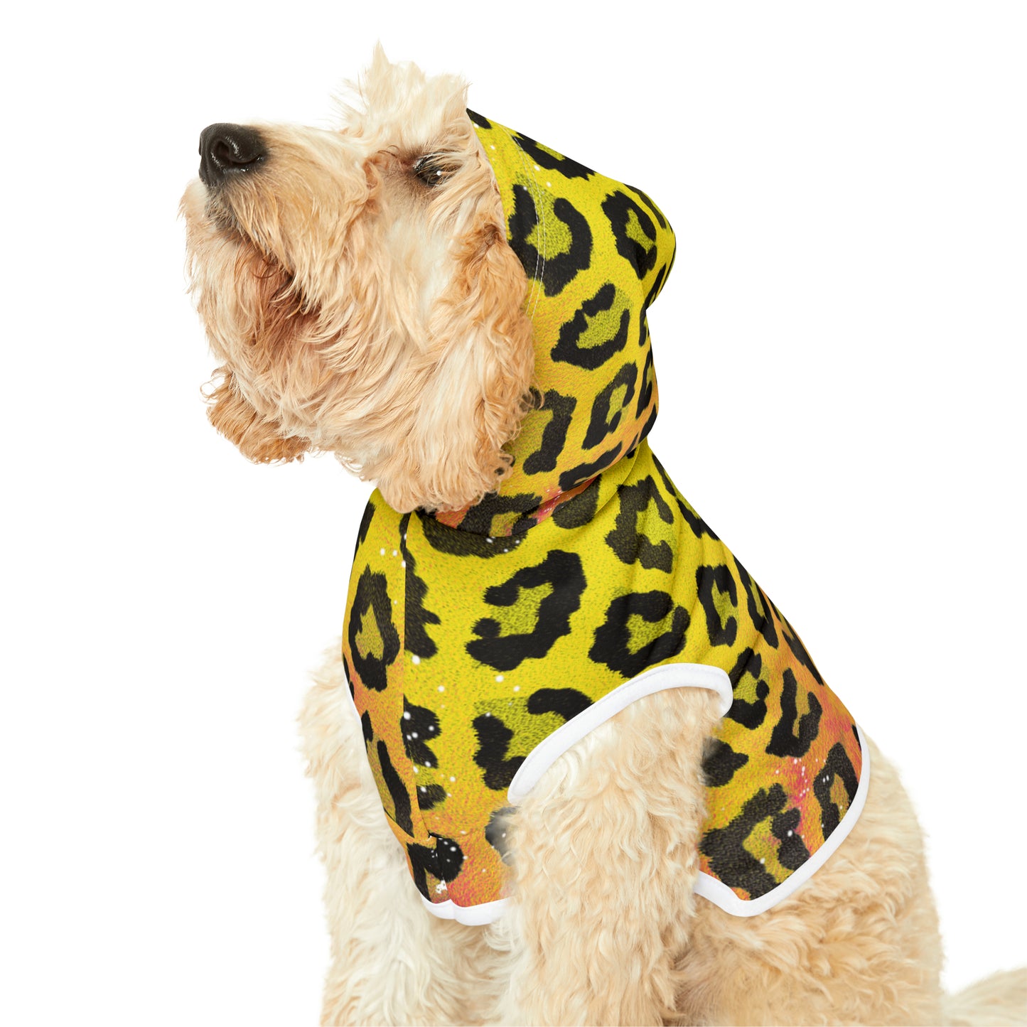 Orange and Pink - Cheetah print- Pet Hoodie