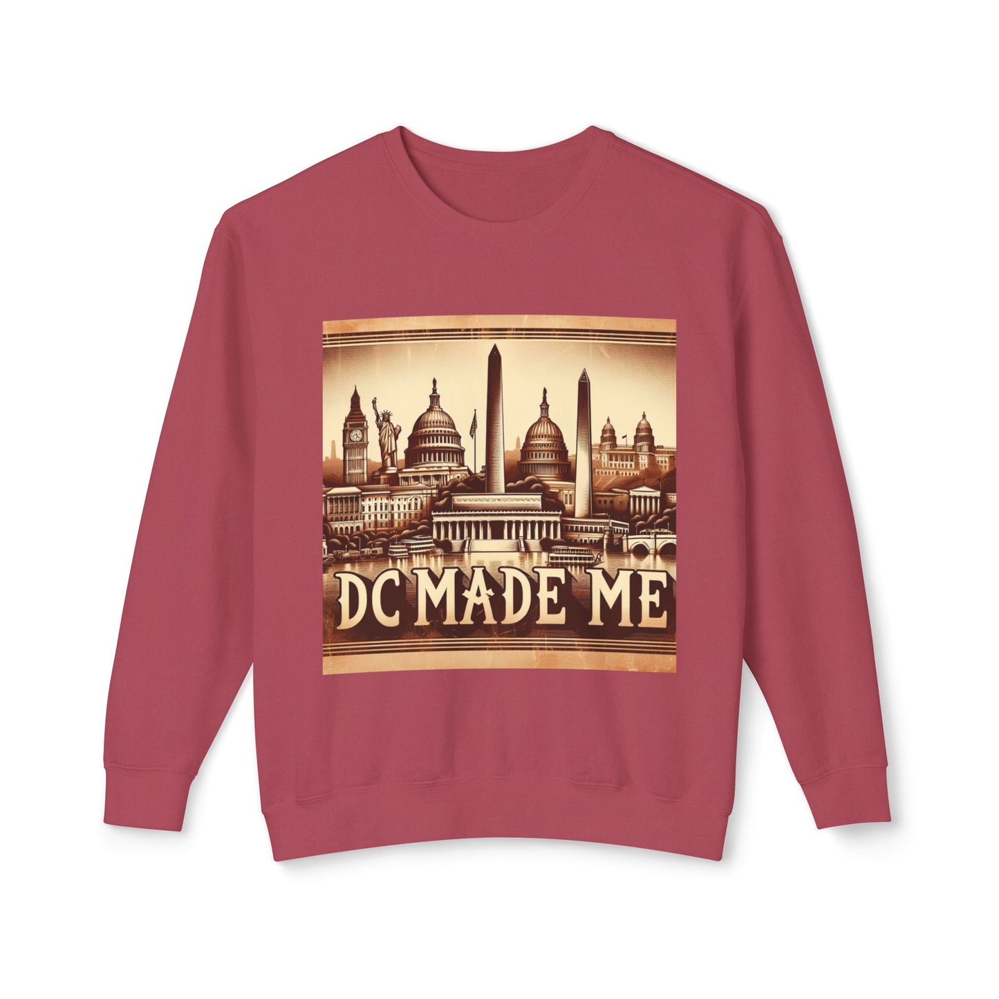 DC Made Me-Unisex Lightweight Crewneck Sweatshirt