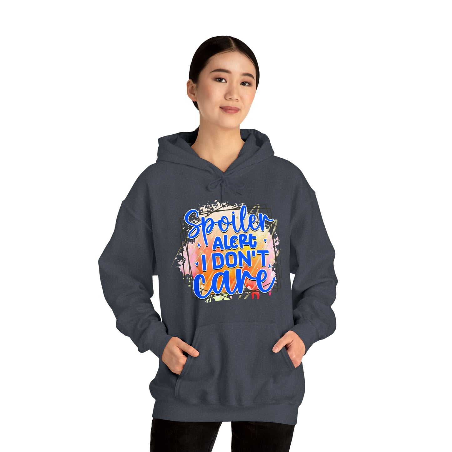 I DON'T CARE- Unisex Heavy Blend™ Hooded Sweatshirt