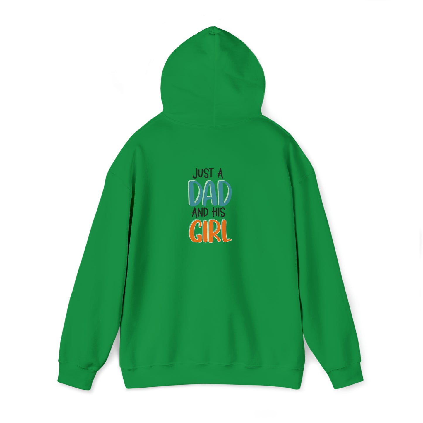 Just a dad and his girl- Unisex Heavy Blend™ Hooded Sweatshirt