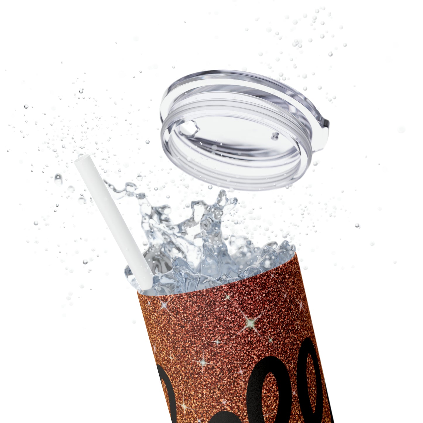 Hello Pumpkin-Skinny Tumbler with Straw, 20oz