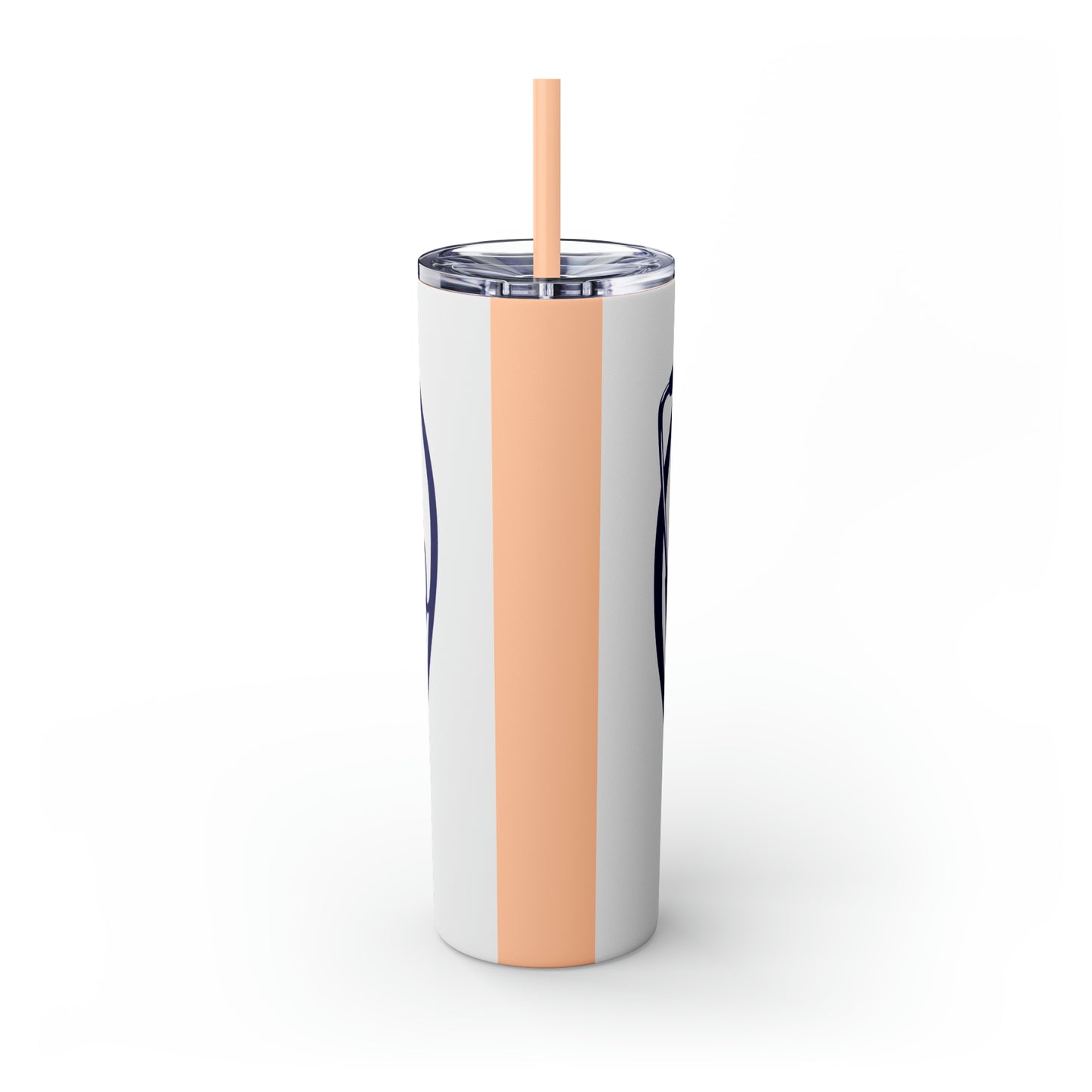 Hero-Skinny Tumbler with Straw, 20oz