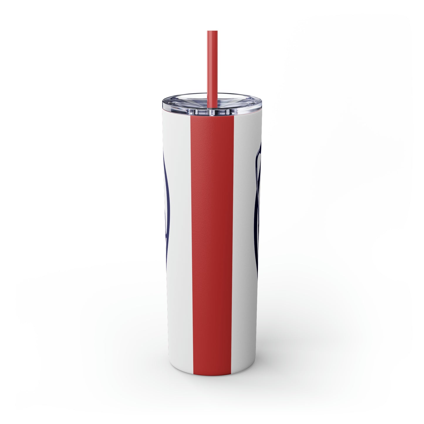 Hero-Skinny Tumbler with Straw, 20oz