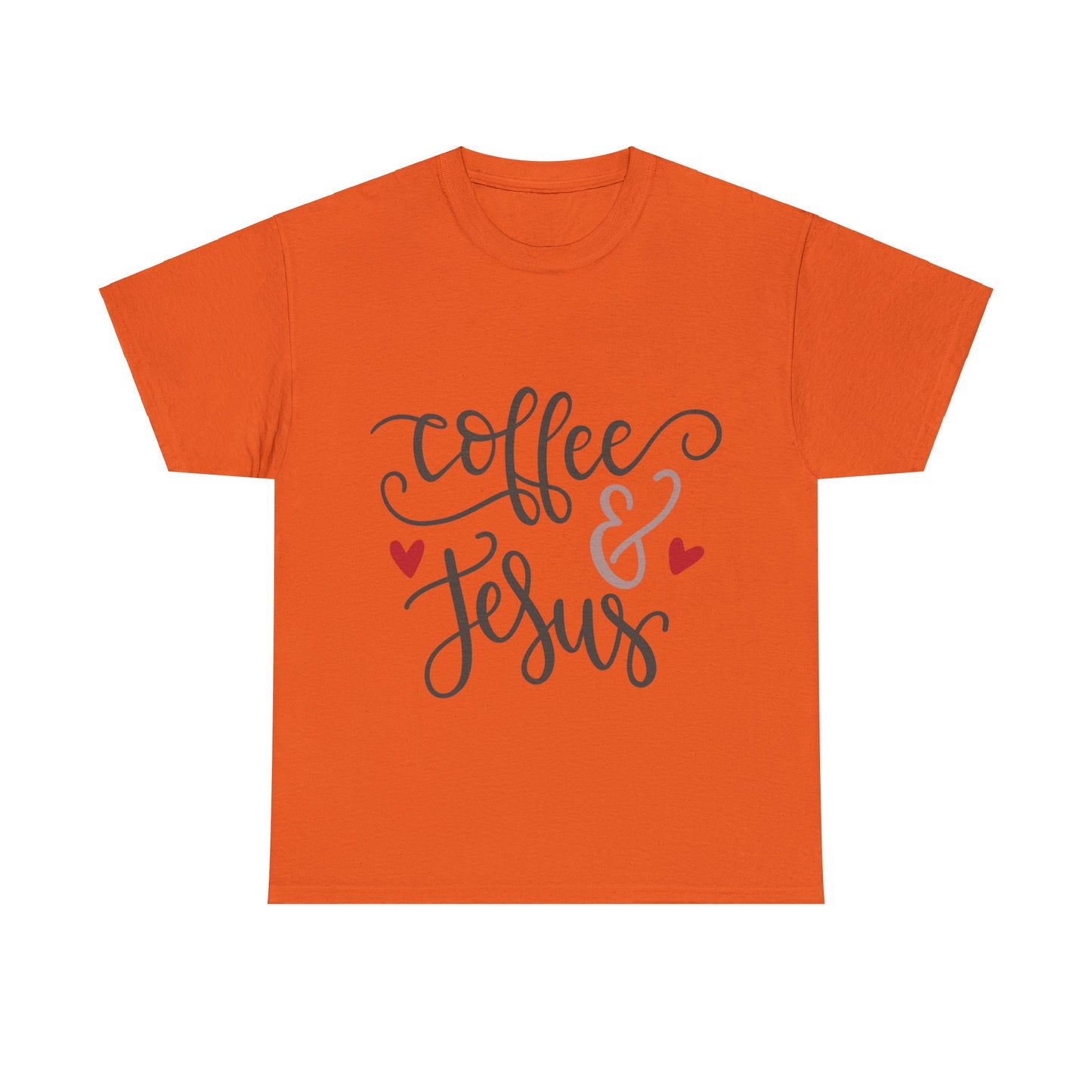 Coffee and Jesus - Unisex Heavy Cotton Tee