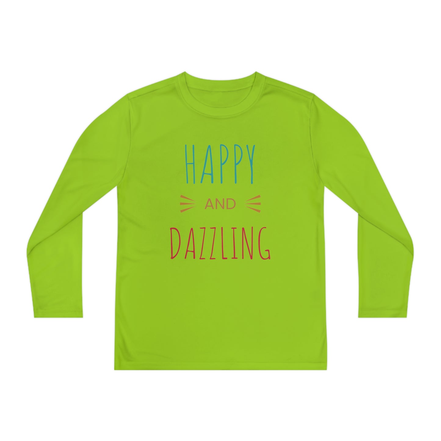 Happy and Dazzling-Youth Long Sleeve Competitor Tee