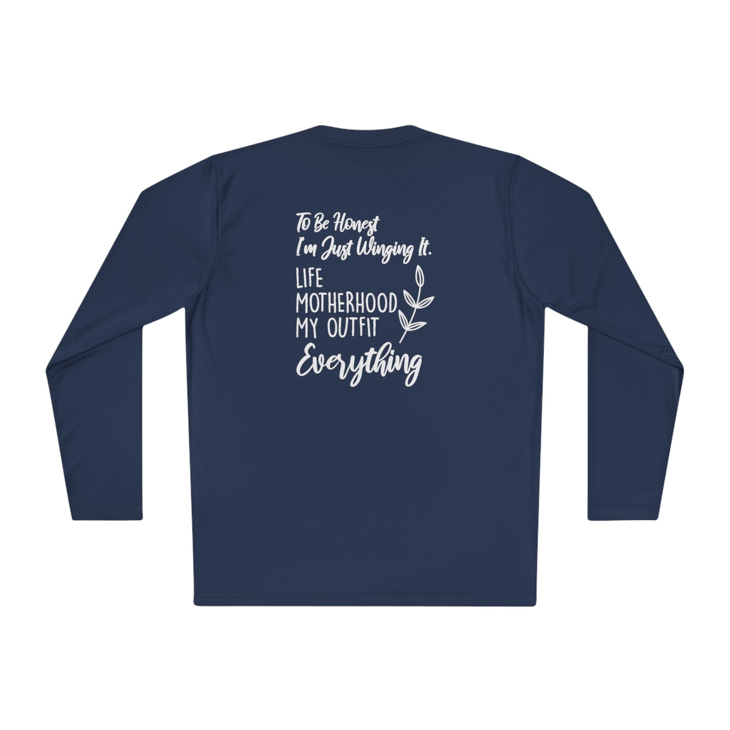 To be honest, I'm just winging it -Unisex Lightweight Long Sleeve Tee