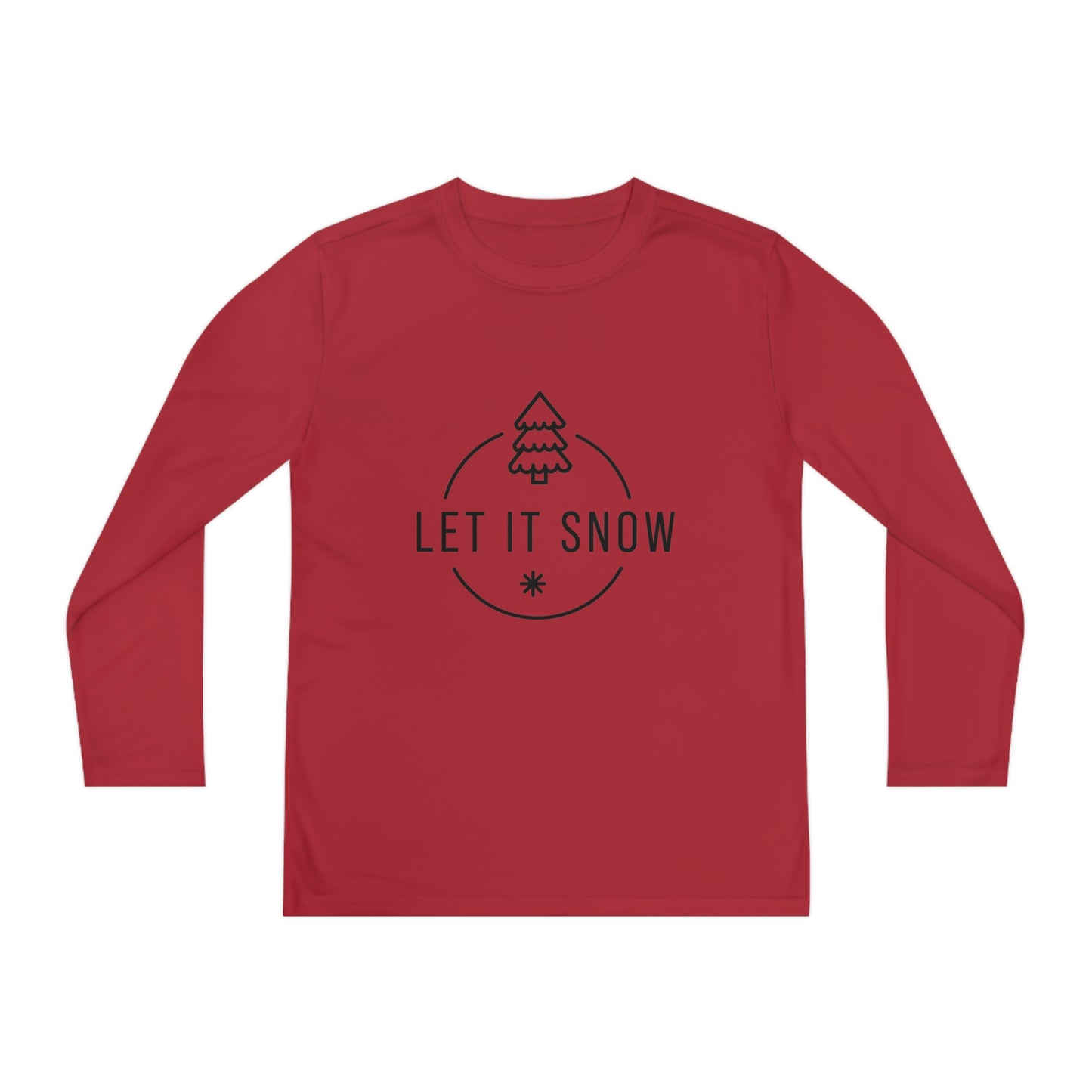 Let it snow- Youth Long Sleeve Competitor Tee