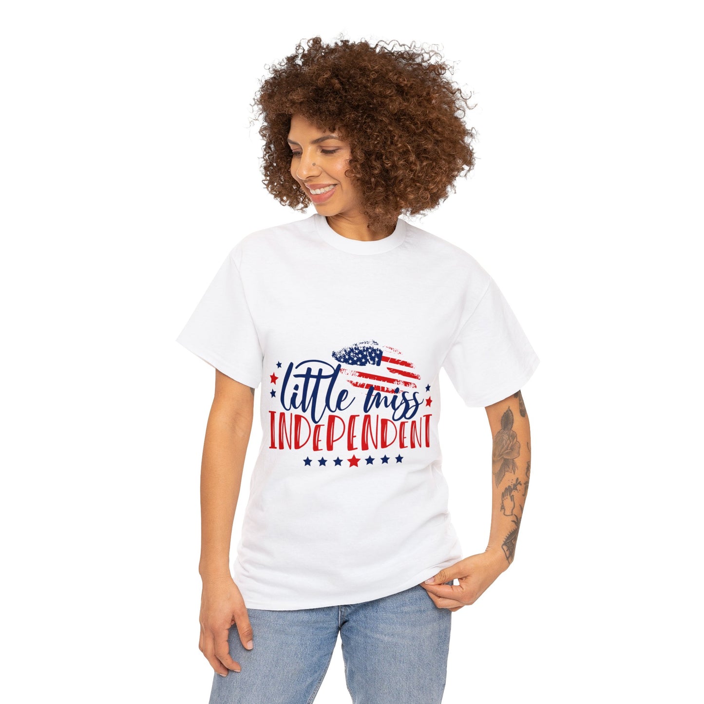 Little Miss Independent- Unisex Heavy Cotton Tee