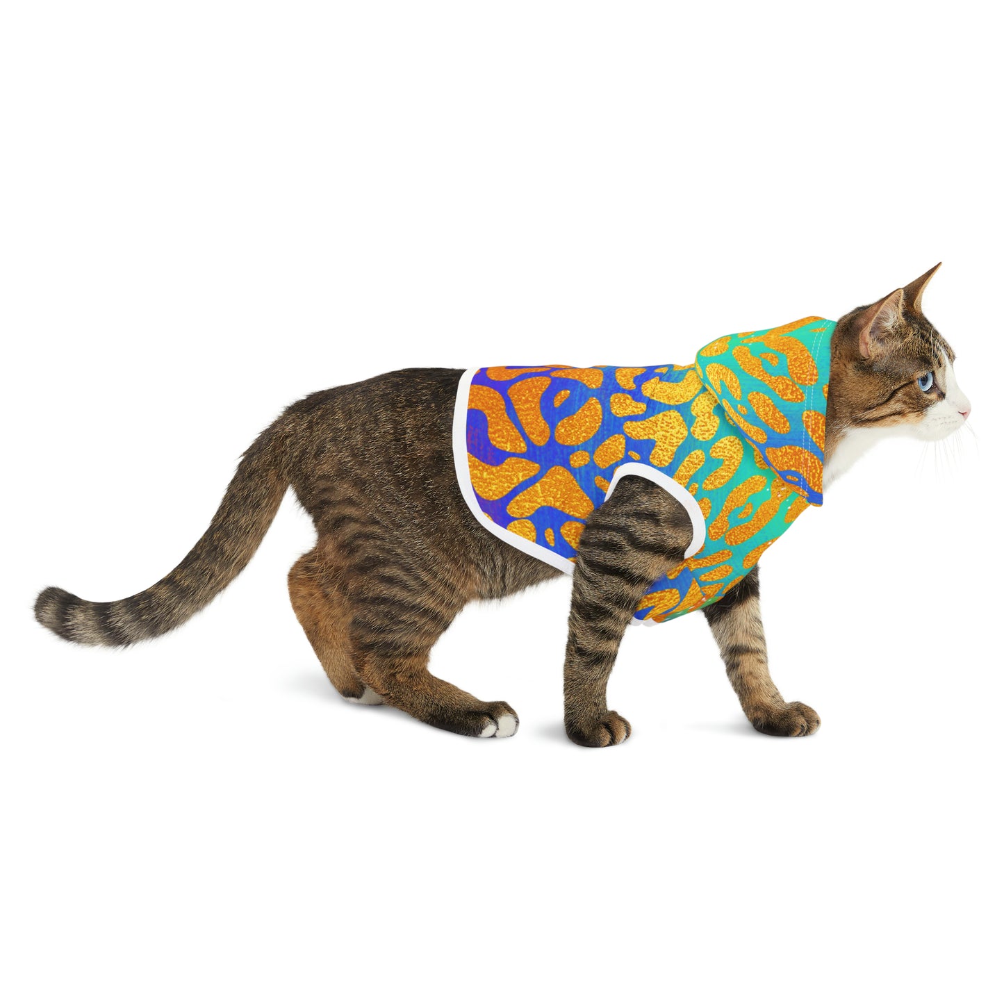 Multi-color cheetah- Pet Hoodie