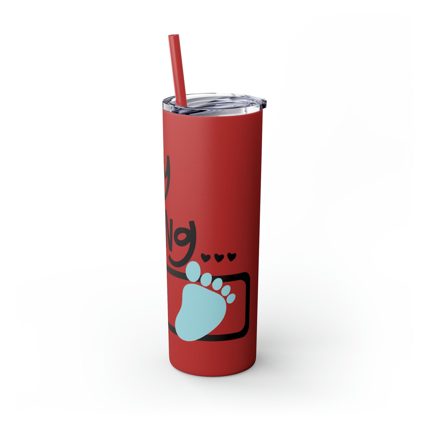 Baby loading- Skinny Tumbler with Straw, 20oz