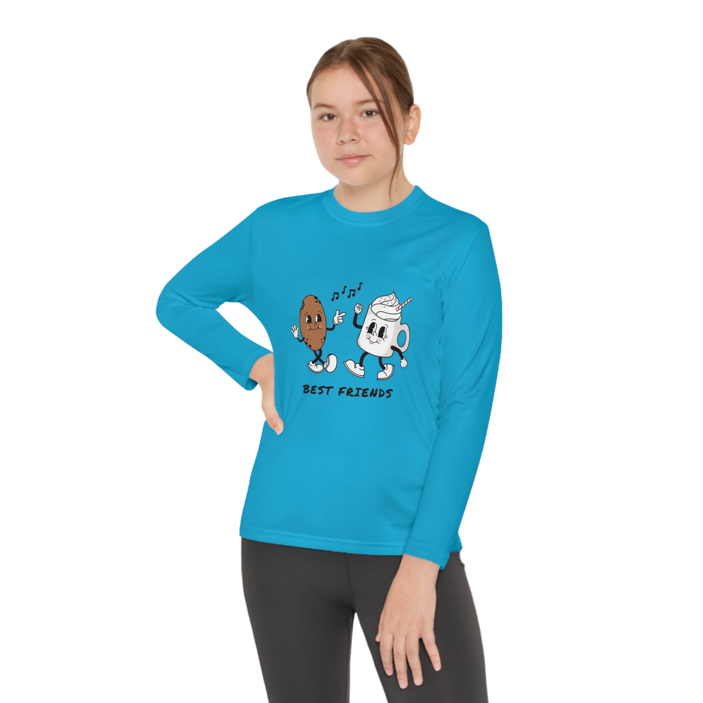 Milk and Cookies- Youth Long Sleeve Competitor Tee