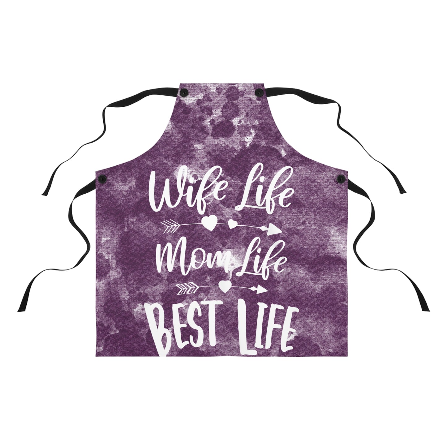 Wife Life, Mom Life, Best Life-Apron (AOP)