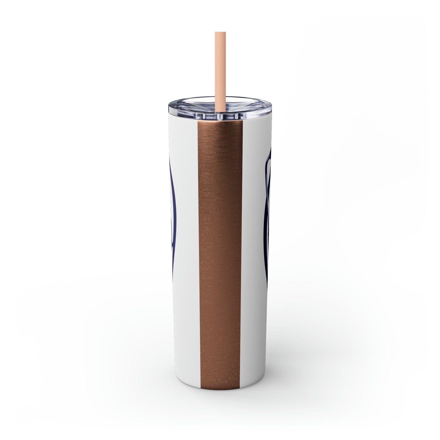 Hero-Skinny Tumbler with Straw, 20oz