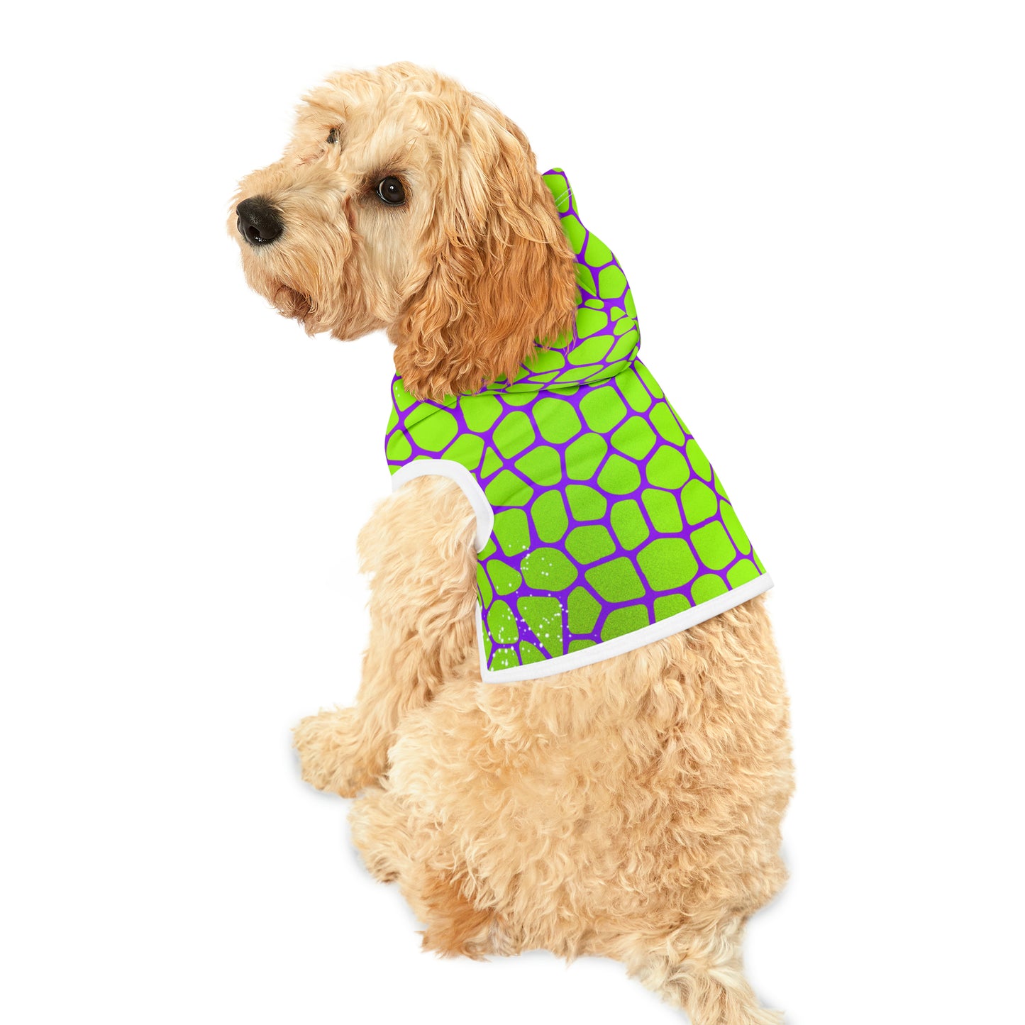 Green Purple-Pet Hoodie