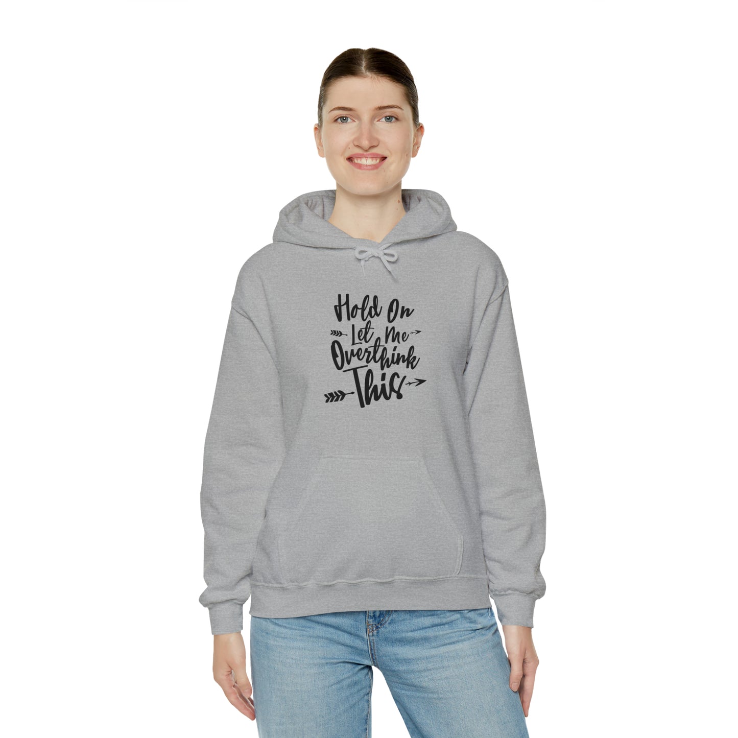 Wait let me over think this - Unisex Heavy Blend™ Hooded Sweatshirt