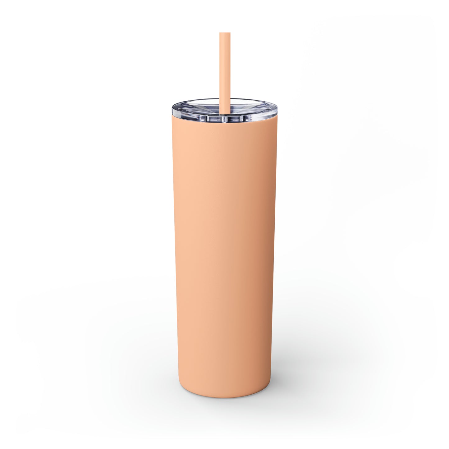 Nothing soothes the soul-Skinny Tumbler with Straw, 20oz