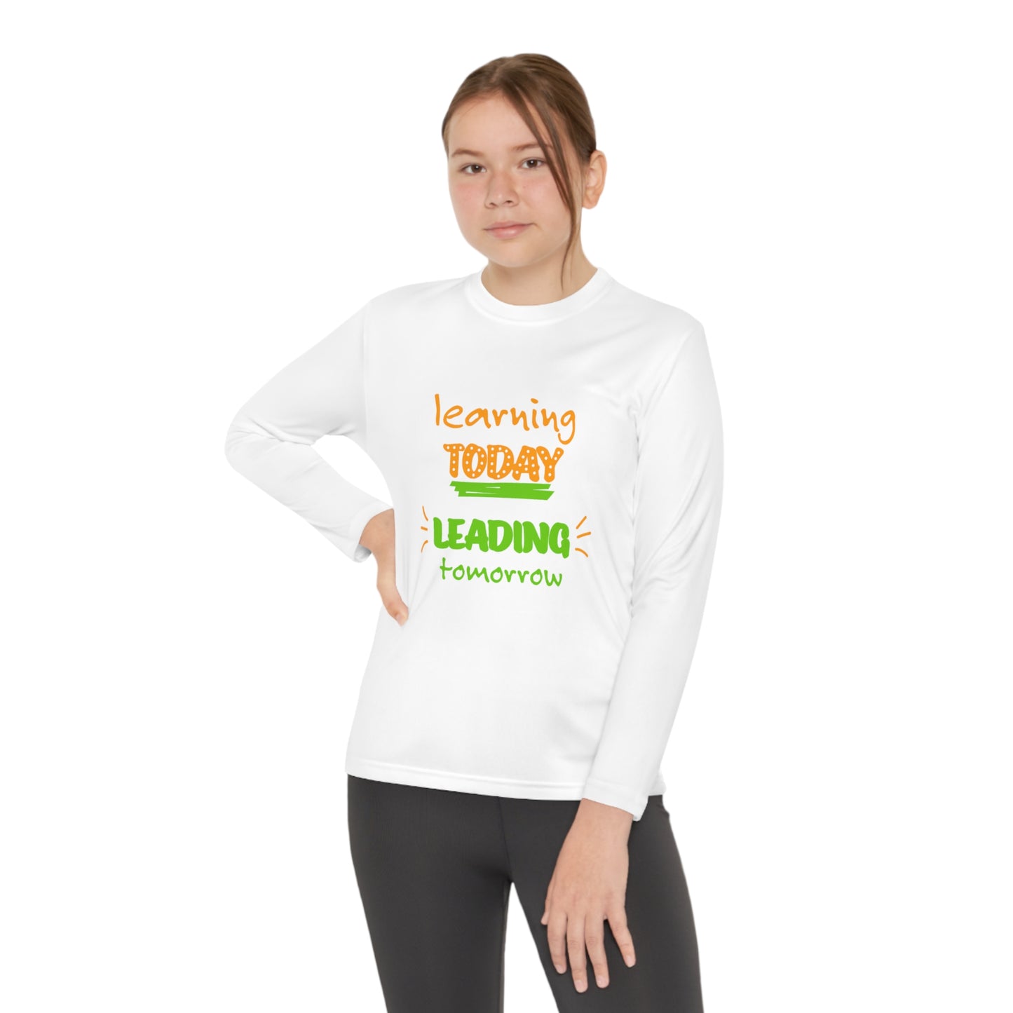 Learning today-Youth Long Sleeve Competitor Tee