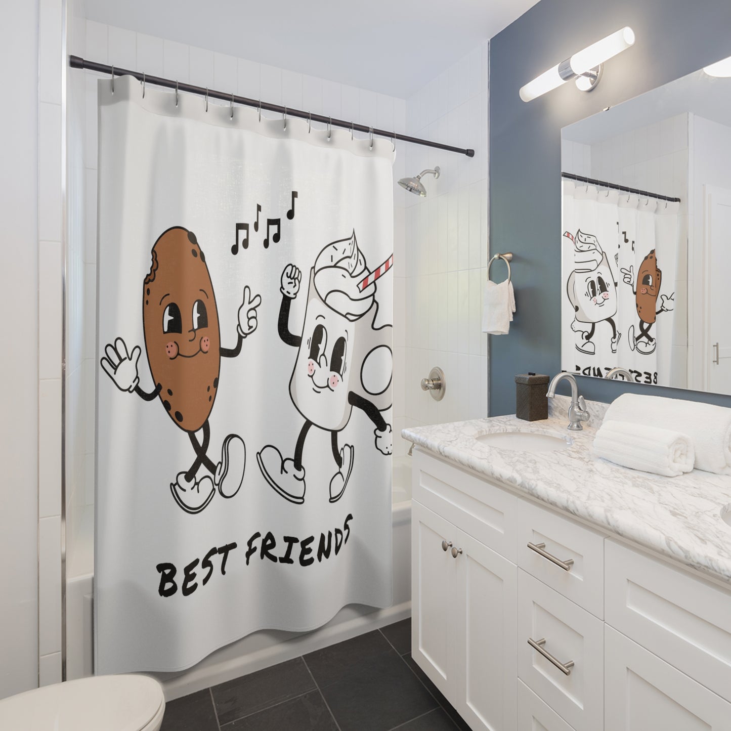 Best Friends-Shower Curtains