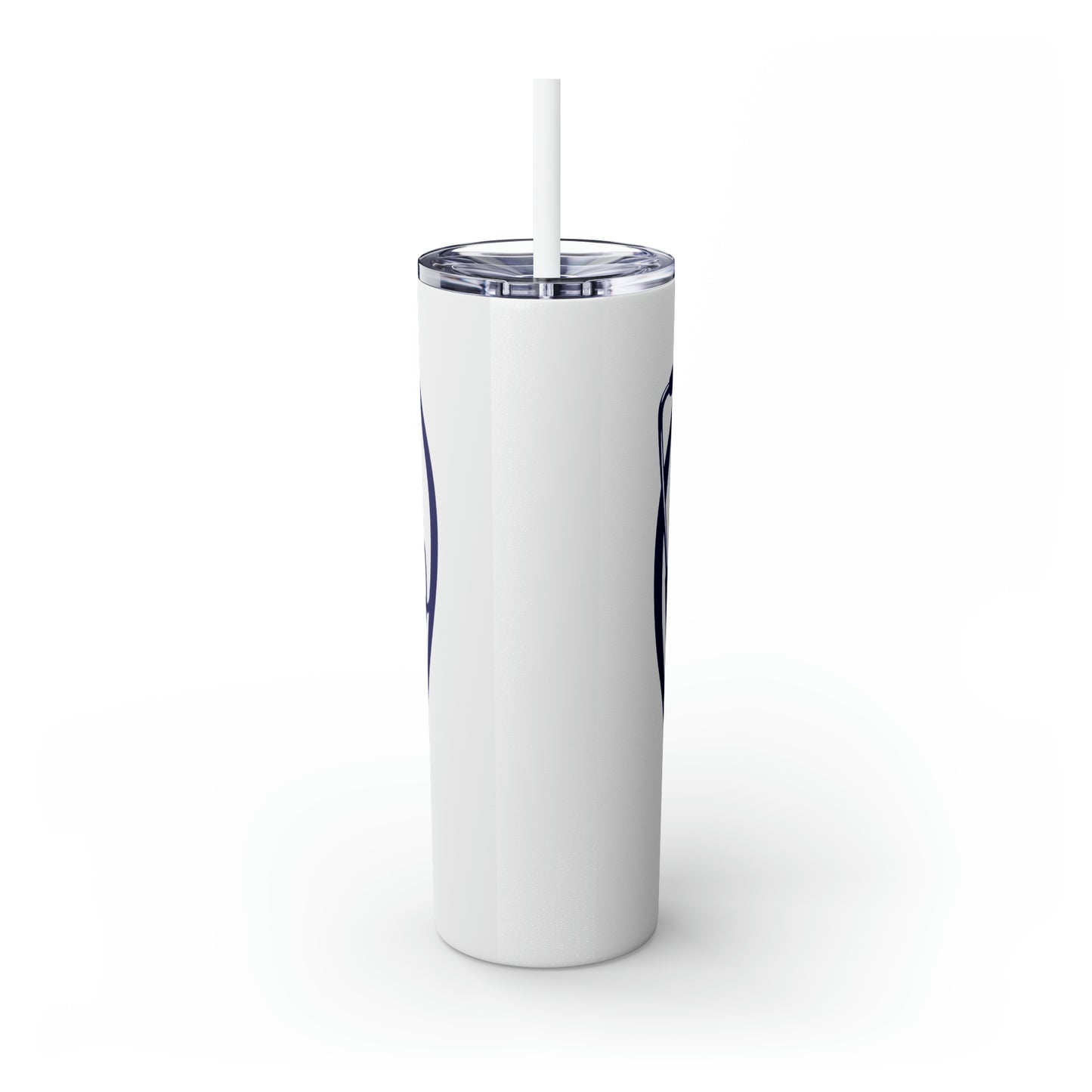 Hero-Skinny Tumbler with Straw, 20oz