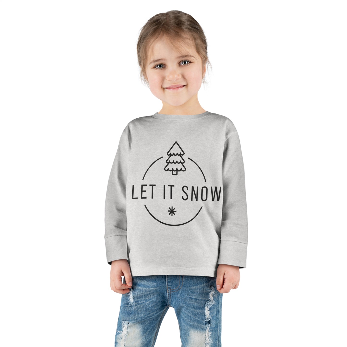 Let it snow- Toddler Long Sleeve Tee