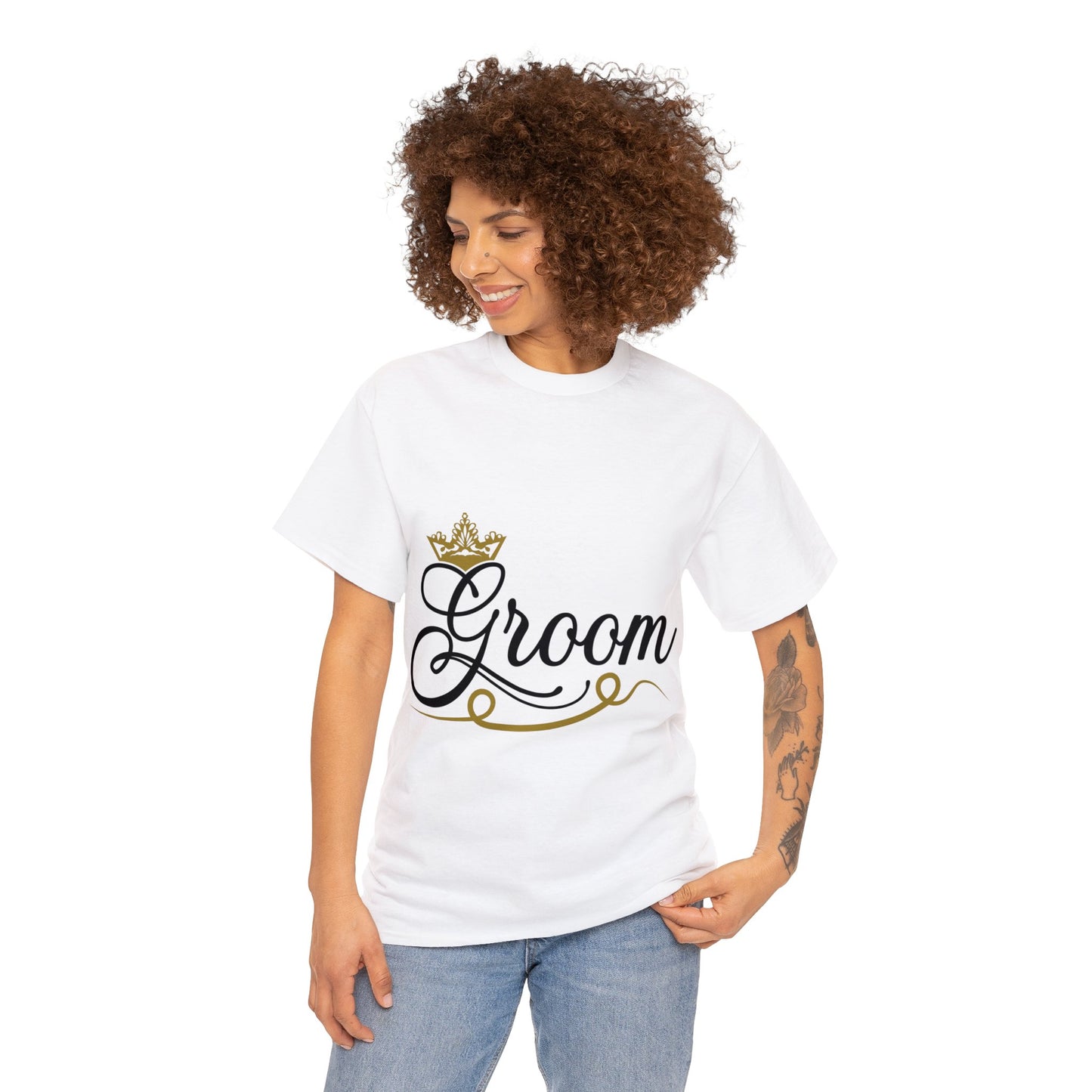 Groom- Unisex Heavy Cotton Tee