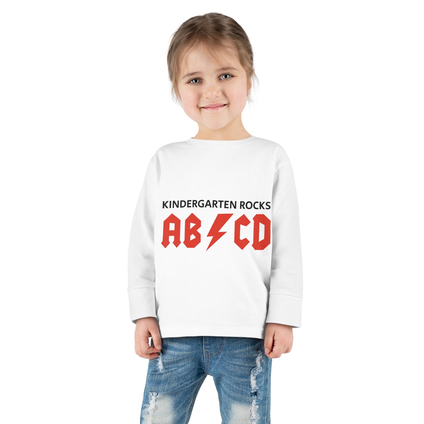 Kindergarten Rock-Toddler Long Sleeve Tee