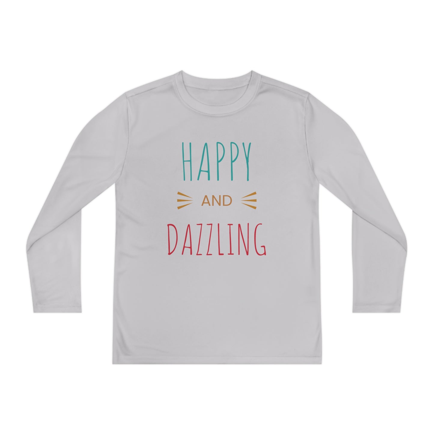 Happy and Dazzling-Youth Long Sleeve Competitor Tee