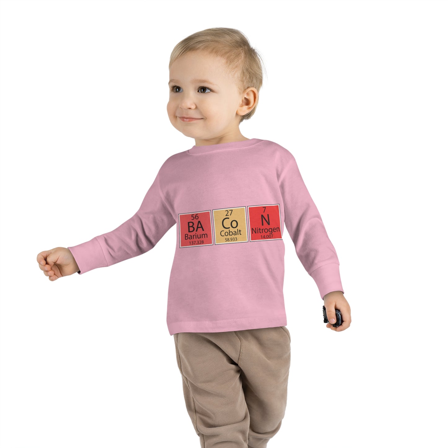 Bacon-Toddler Long Sleeve Tee