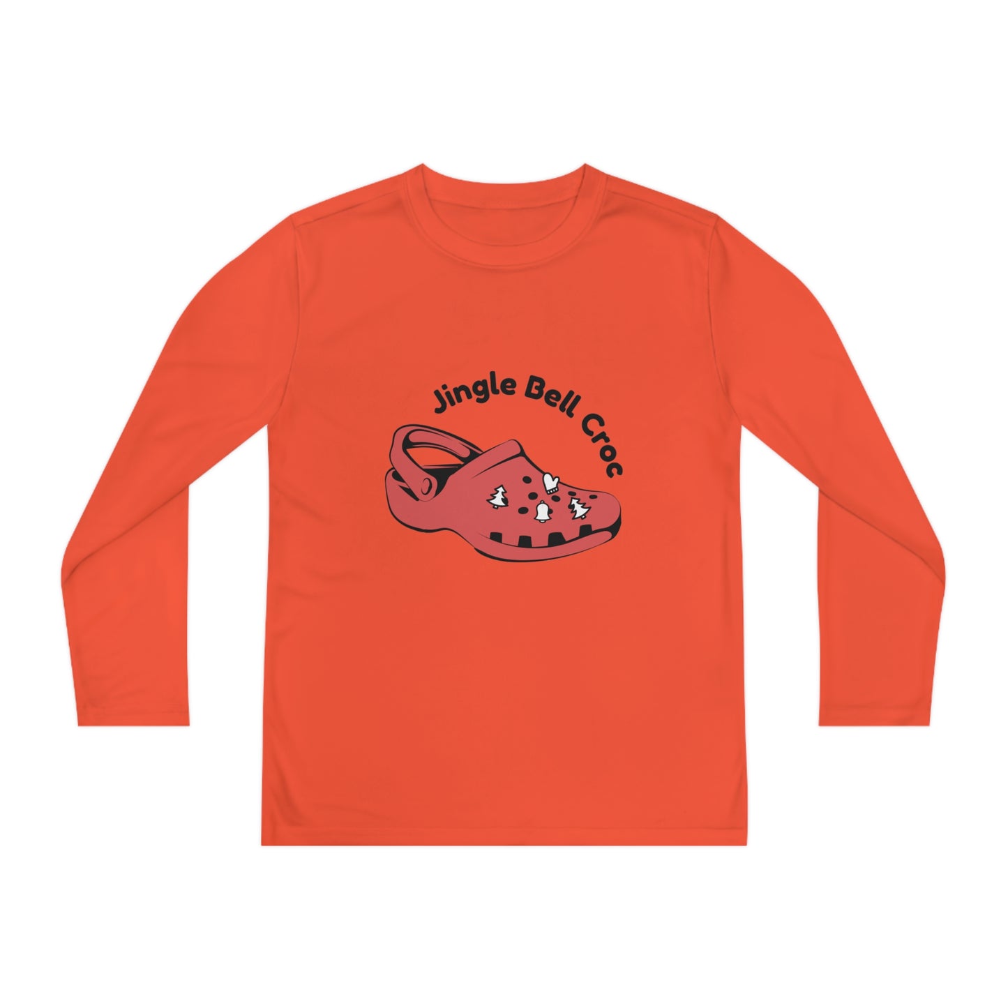 Jingle Bell Crocks-Youth Long Sleeve Competitor Tee