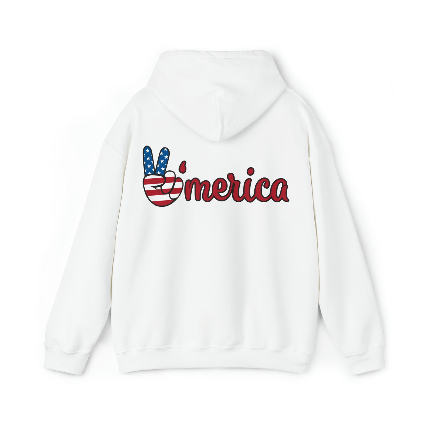 Love - America- Unisex Heavy Blend™ Hooded Sweatshirt