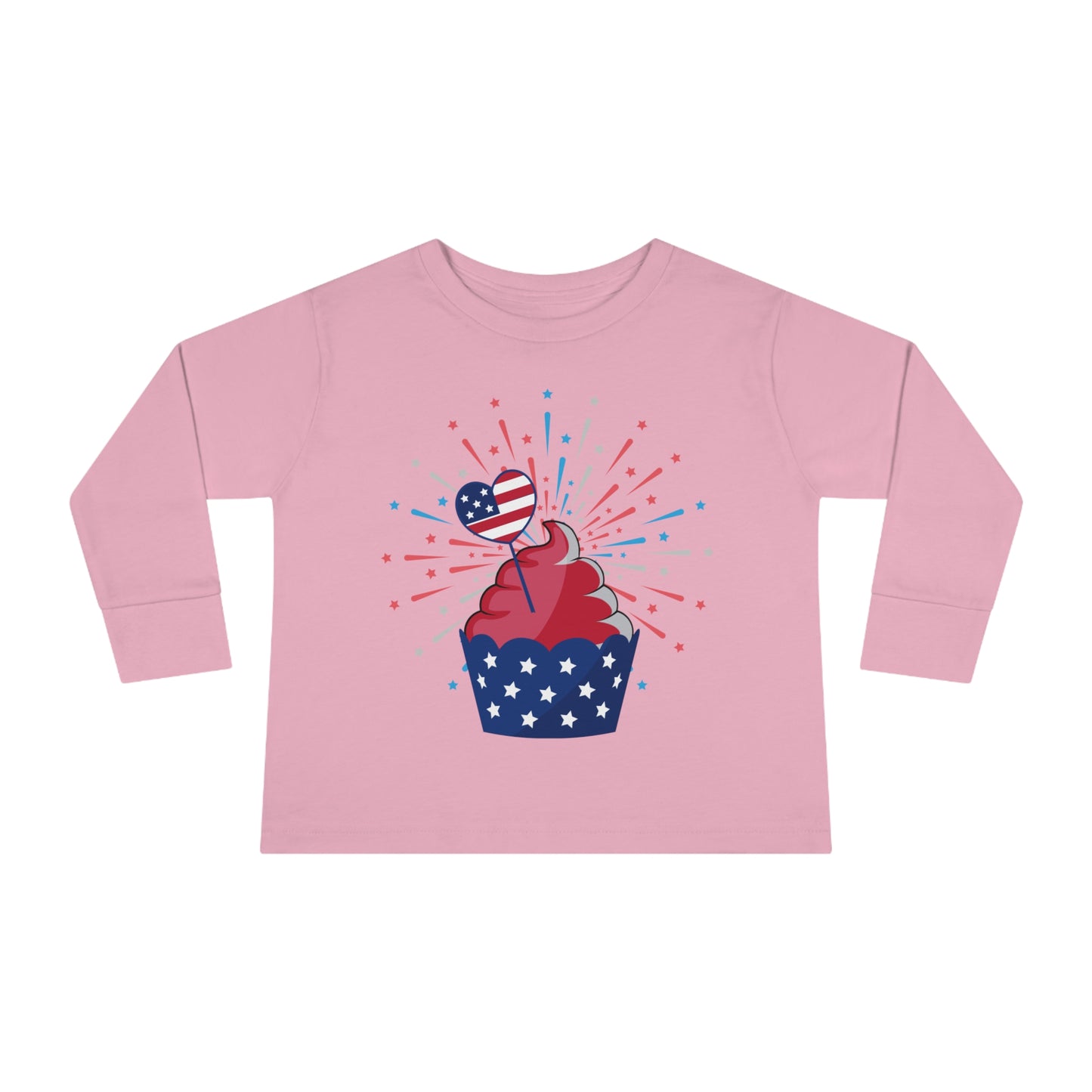 Independant cupcake-Toddler Long Sleeve Tee