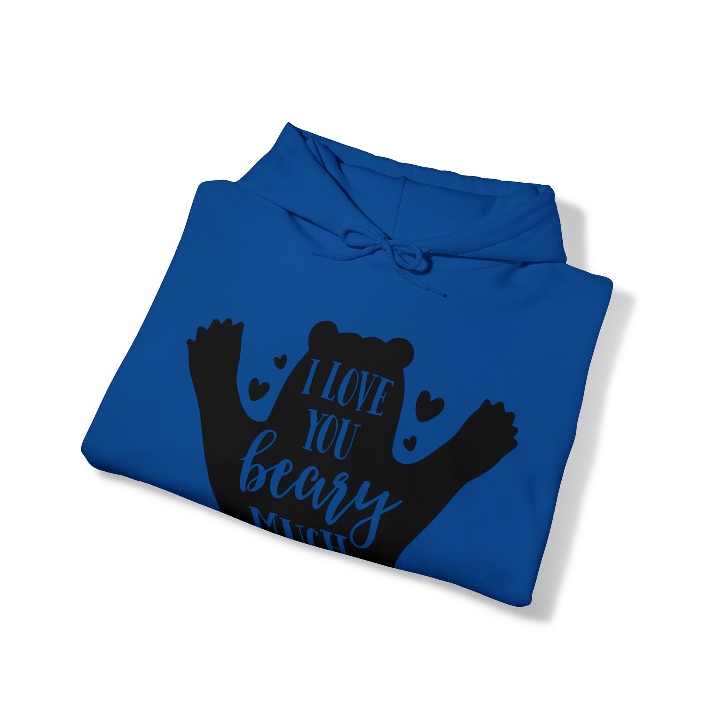 I love you Beary much- Unisex Heavy Blend™ Hooded Sweatshirt