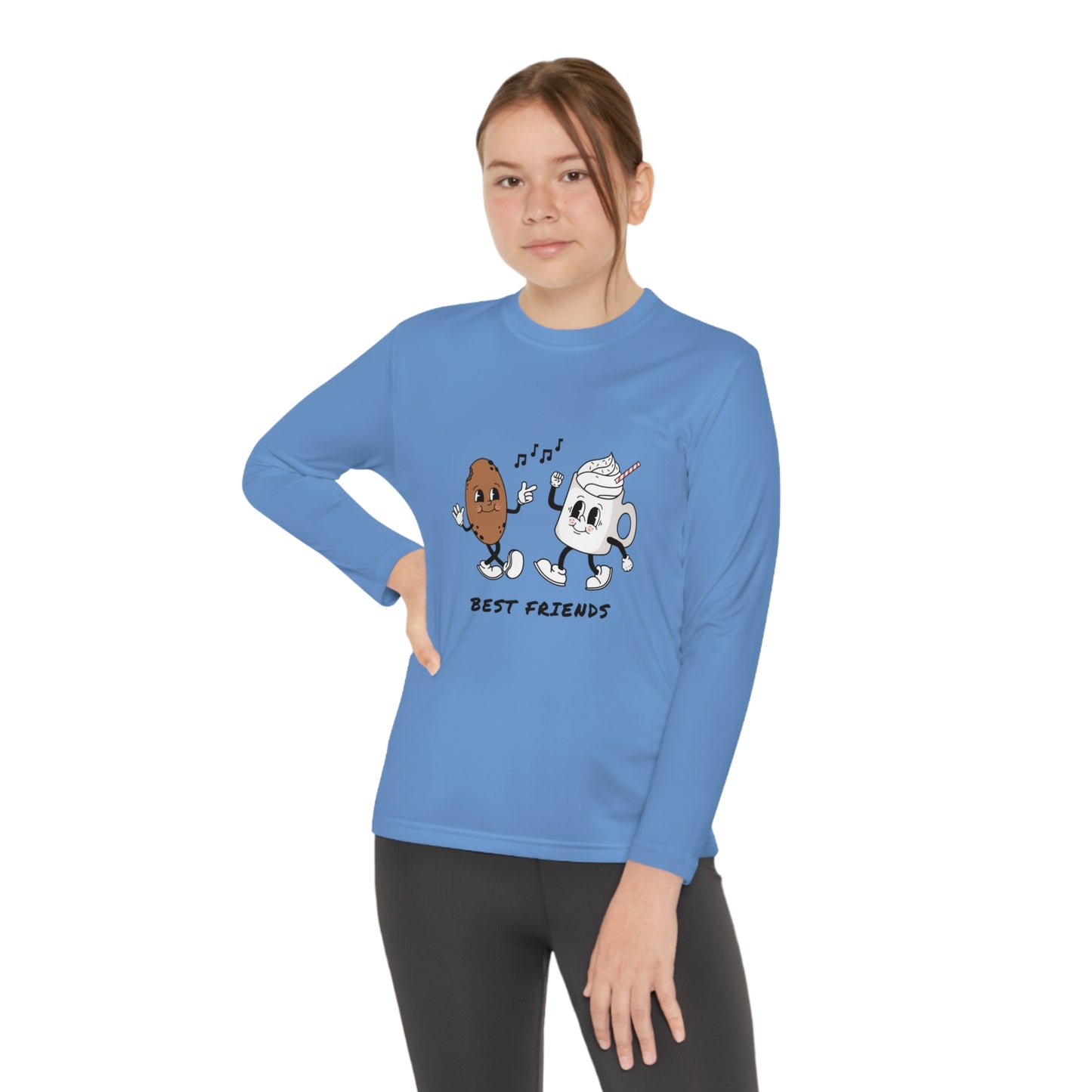 Milk and Cookies- Youth Long Sleeve Competitor Tee