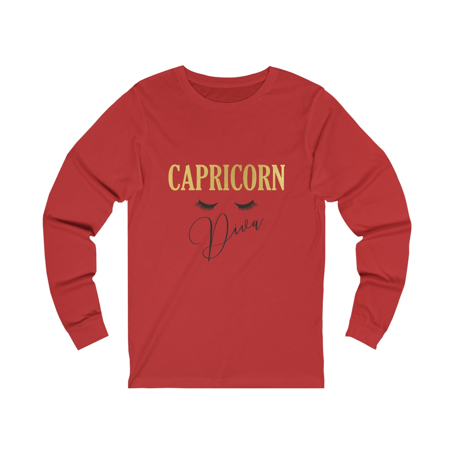 Capricorn Diva- Unisex Jersey Long Sleeve Tee