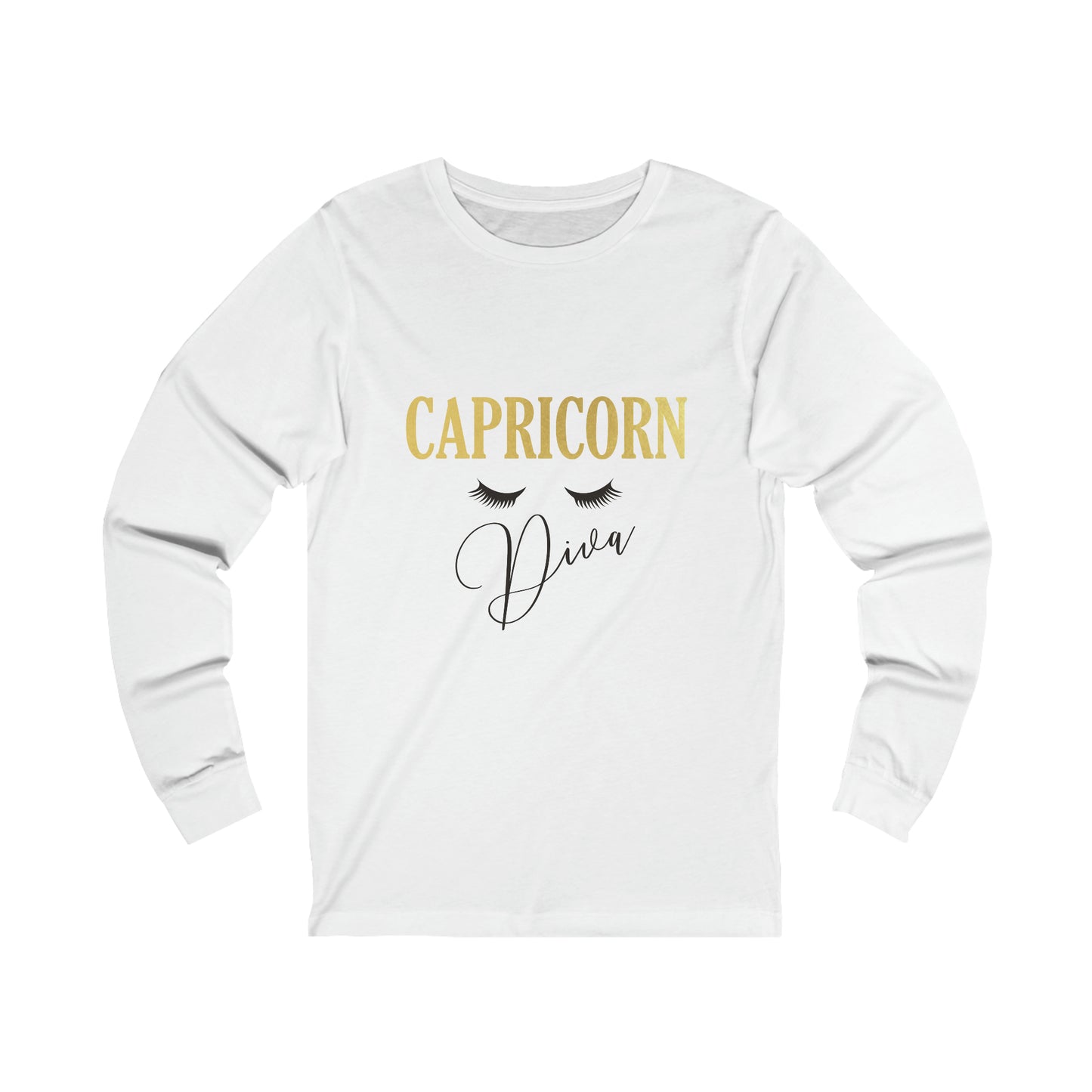 Capricorn Diva- Unisex Jersey Long Sleeve Tee